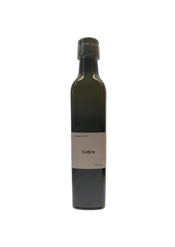 Cobre Coloidal 500ml 40ppm 99.99% Pureza